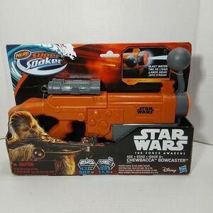 NERF Star Wars The Force Awakens Super Soaker Chewbacca Bowcaster NEW